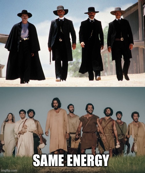  SAME ENERGY | image tagged in the chosen walking | made w/ Imgflip meme maker