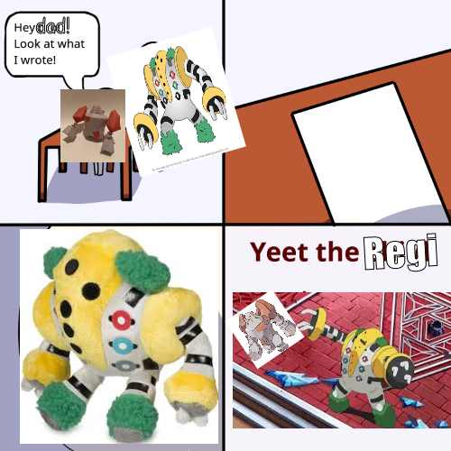 Yeet the Regi Blank Meme Template