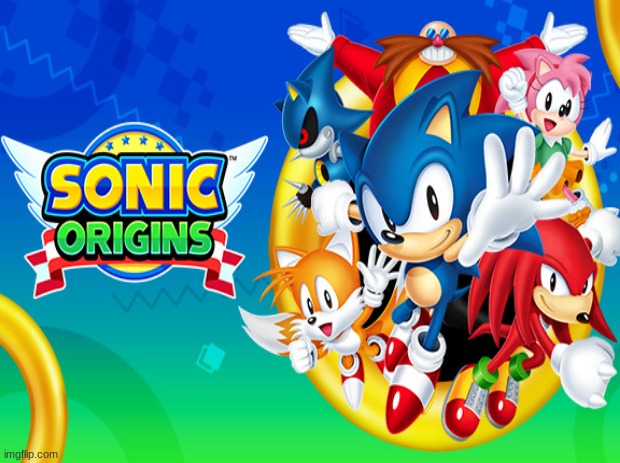 THE SONIC ORIGINS POSTER (COMING JUN 23) | image tagged in sonic the hedgehog | made w/ Imgflip meme maker