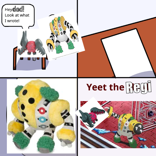 Yeet The Regi Regidrago edition Blank Meme Template