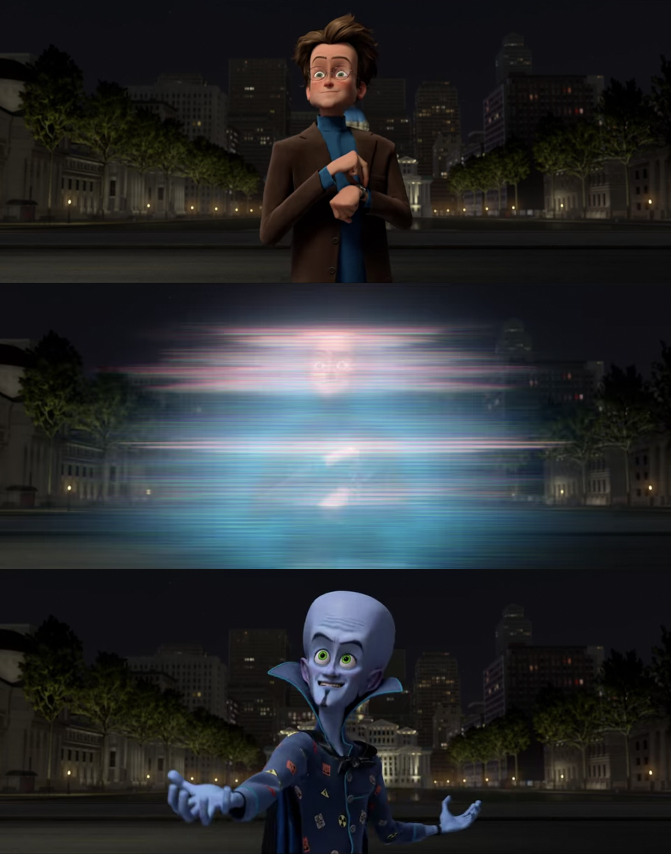 Megamind Transformation Blank Template Imgflip