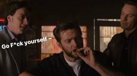 Wolverine Go F*ck yourself Blank Meme Template