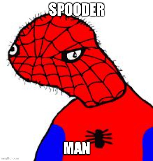 Spooderman | SPOODER MAN | image tagged in spooderman | made w/ Imgflip meme maker