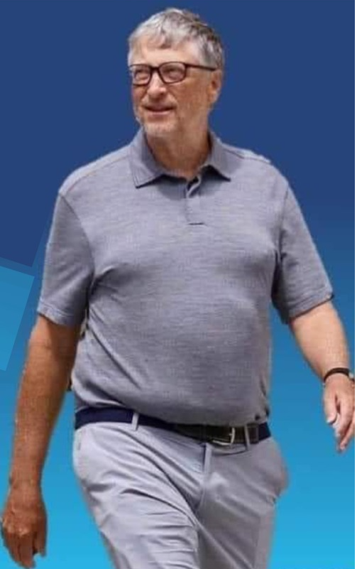 High Quality Bill Gates Man Boobs Blank Meme Template