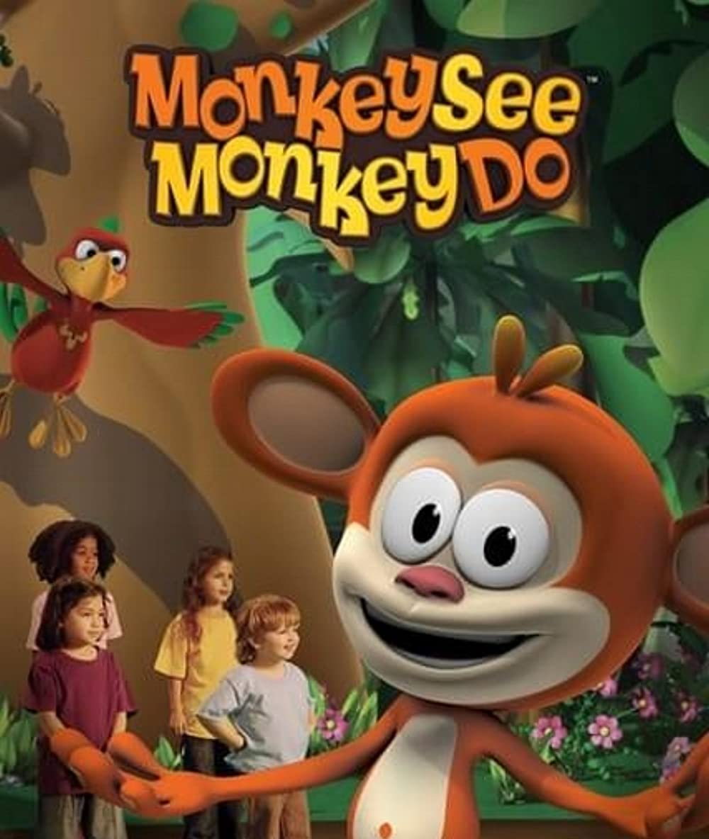 monkey see monkey do Blank Meme Template