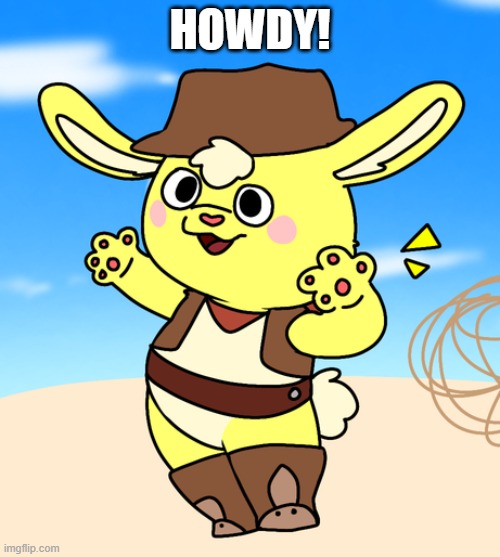 howdy! | HOWDY! | image tagged in cuddle,happy tree friends,cowboy,htf | made w/ Imgflip meme maker