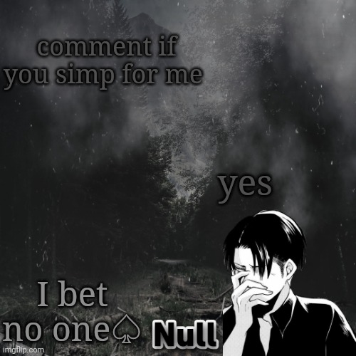 eMo gIrL | comment if you simp for me; yes; I bet no one♤ | image tagged in emo girl | made w/ Imgflip meme maker