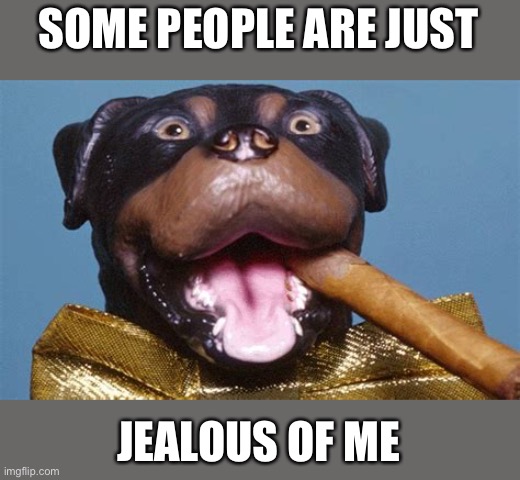 SOME PEOPLE ARE JUST JEALOUS OF ME | made w/ Imgflip meme maker