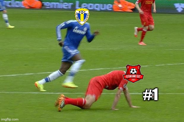 AFC Hermannstadt 1-1 Petrolul Ploiesti. The Transylvanians bottled the 1st place as the Yellow Wolves looking forward to promote | #1 | image tagged in gerrard-slip,hermannstadt,petrolul,liga 2,fotbal,memes | made w/ Imgflip meme maker