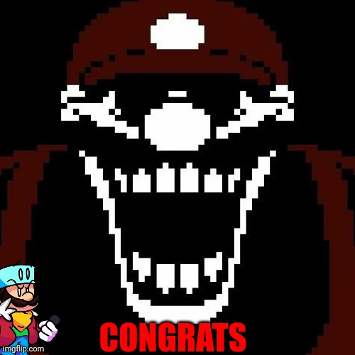 CONGRATS | image tagged in mx stare | made w/ Imgflip meme maker