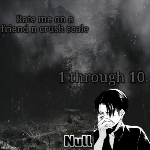 eMo gIrL | Rate me on a friend n crush scale; 1 through 10. | image tagged in emo girl | made w/ Imgflip meme maker