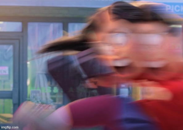 blurry image and screm | image tagged in turning red,cursed image | made w/ Imgflip meme maker