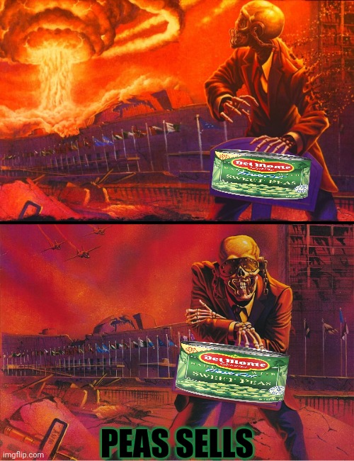 But why? | PEAS SELLS | image tagged in peace sells,but why,megadeth | made w/ Imgflip meme maker