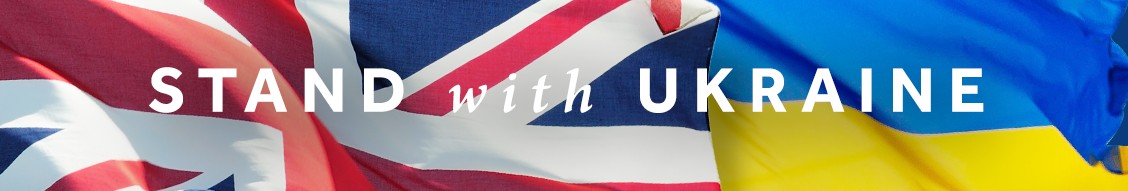 UK stand with Ukraine Blank Meme Template