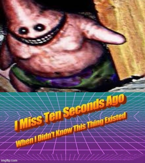 cursed image | image tagged in i miss ten seconds ago,cursed image,suprised | made w/ Imgflip meme maker