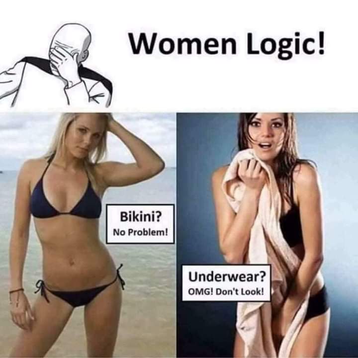 High Quality Women Logic Blank Meme Template