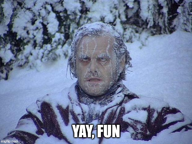 Jack Nicholson The Shining Snow Meme | YAY, FUN | image tagged in memes,jack nicholson the shining snow | made w/ Imgflip meme maker