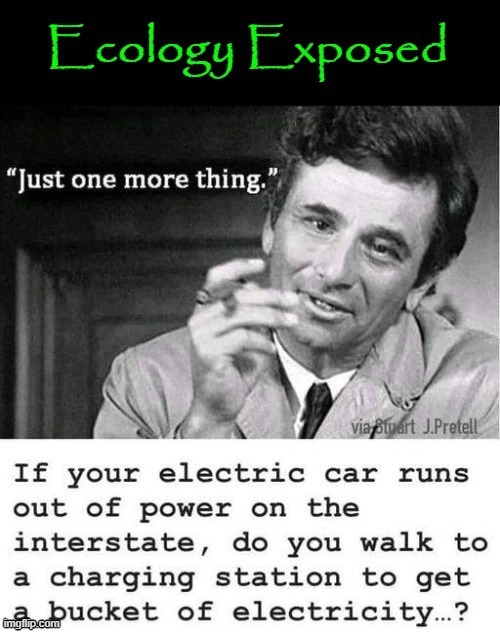 Thinking Electric | image tagged in columbo | made w/ Imgflip meme maker