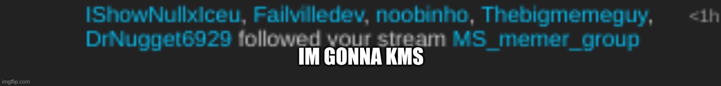 IM GONNA KMS | made w/ Imgflip meme maker