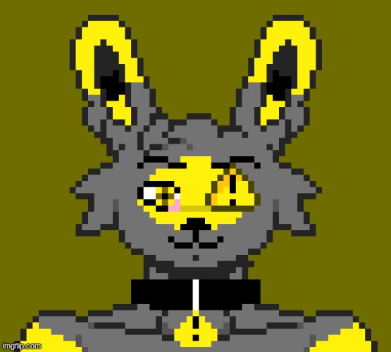 I drew Mister.Hazard (me) in pixel art form (Rate 1-10) | image tagged in furry,pixel,art | made w/ Imgflip meme maker