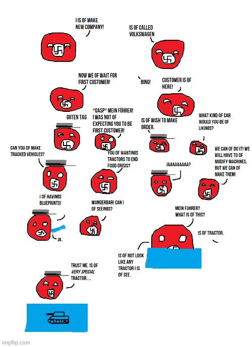 in my attempt to make broken English, I acciddentaly just made pretty much every other word 'of' | image tagged in countryballs,nazis,history memes,hitler | made w/ Imgflip meme maker