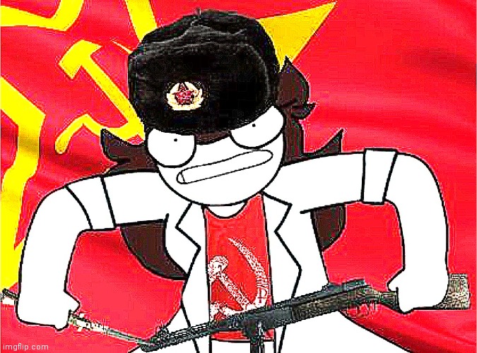 Communist Jaiden | image tagged in communist jaiden,ussr,communist,jaiden animations,soviet union,russia | made w/ Imgflip meme maker