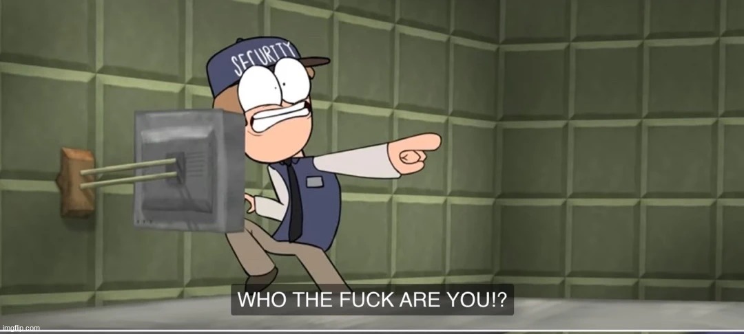 WHO THE FUCK ARE YOU!? | image tagged in who the fuck are you | made w/ Imgflip meme maker