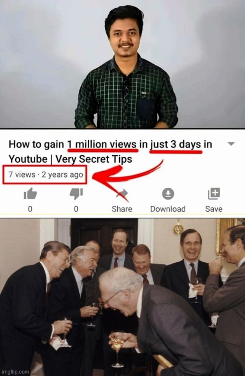 He definitely knows | image tagged in fail,funny,memes,youtube video,one million views | made w/ Imgflip meme maker
