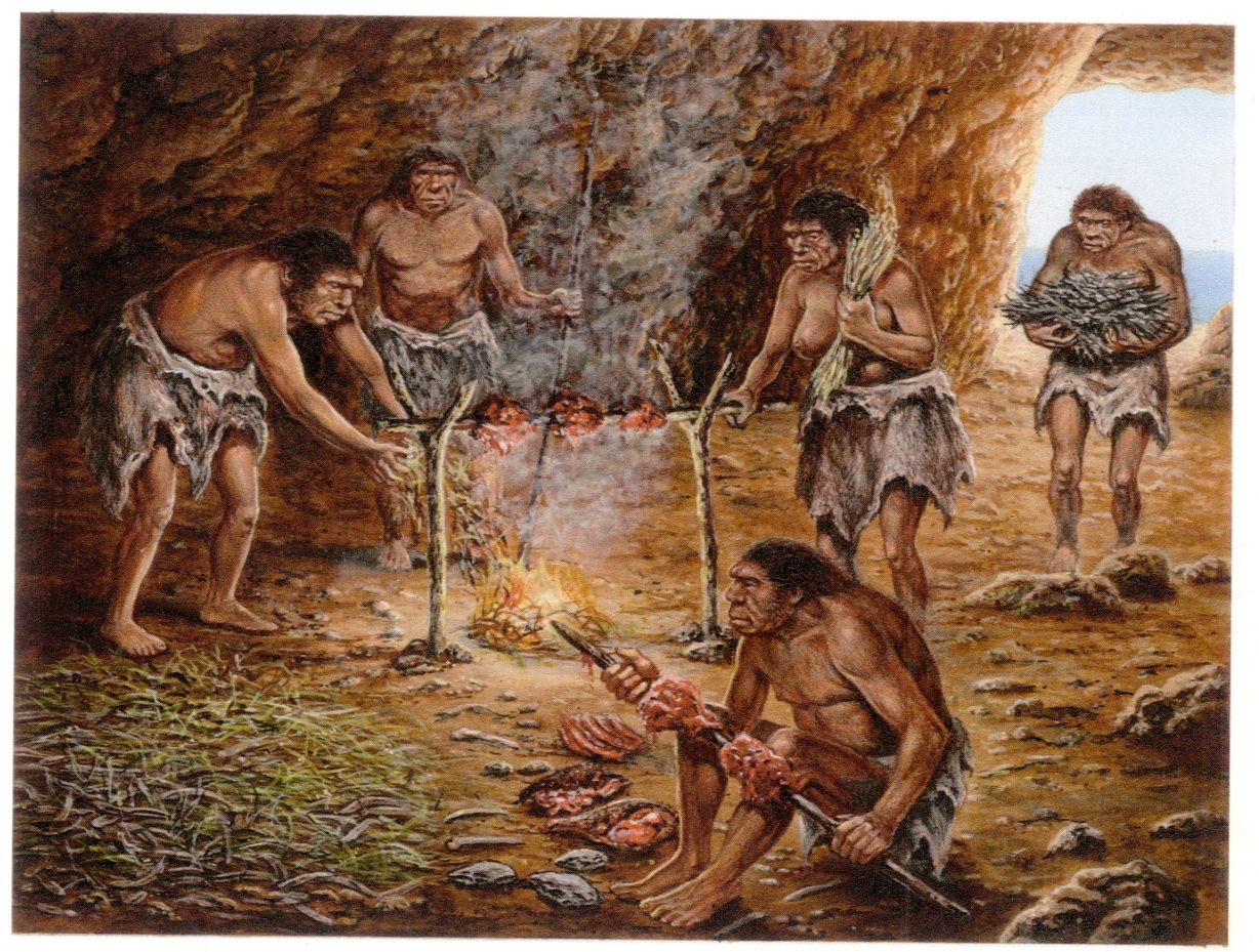 High Quality Early humans caveman cavemen Blank Meme Template