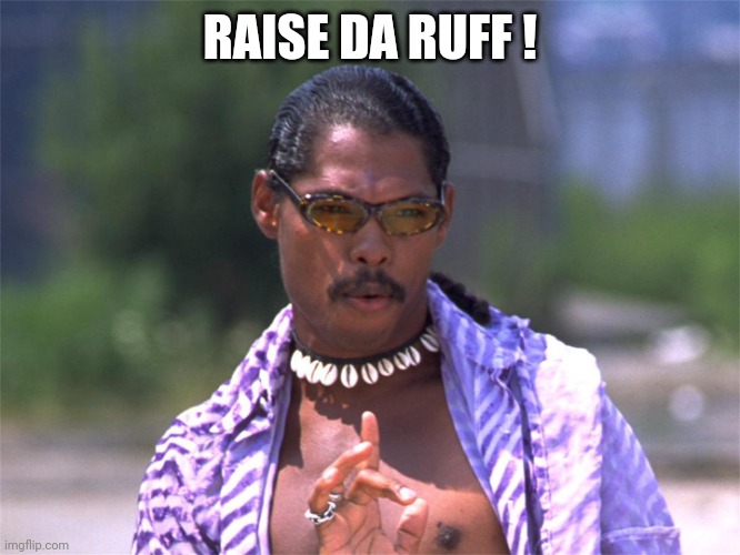 Pootie Tang say: | RAISE DA RUFF ! | image tagged in pootie tang say | made w/ Imgflip meme maker