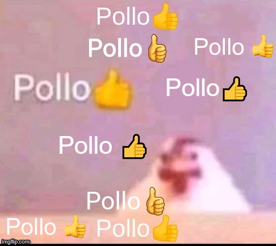 Apple emojis go brrrrrrr | Pollo 👍; Pollo 👍 | made w/ Imgflip meme maker