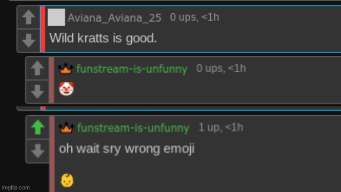 i tried upvoting my own comment to make the comments in chronological order :P | made w/ Imgflip meme maker