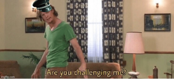 are you challenging me | image tagged in are you challenging me | made w/ Imgflip meme maker