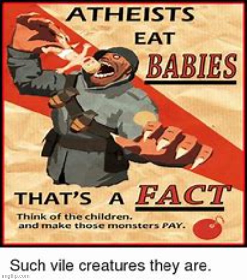them dang atheists | image tagged in rmk | made w/ Imgflip meme maker