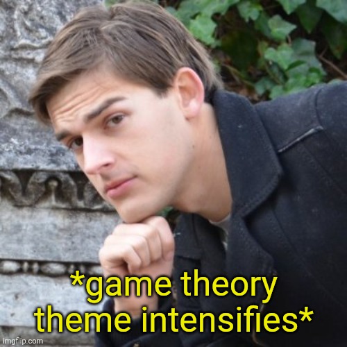 MatPat | *game theory theme intensifies* | image tagged in matpat | made w/ Imgflip meme maker