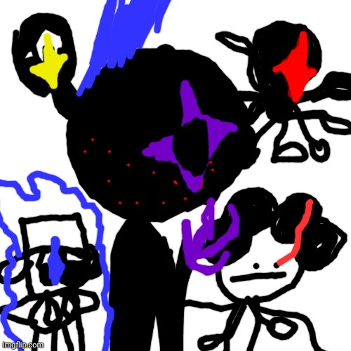 Main characters part 1(includes dreamio, Carlos, corrupt, and creep) | image tagged in memes,blank transparent square | made w/ Imgflip meme maker