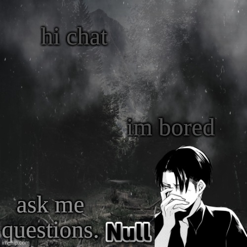 eMo gIrL | hi chat; im bored; ask me questions. | image tagged in emo girl | made w/ Imgflip meme maker