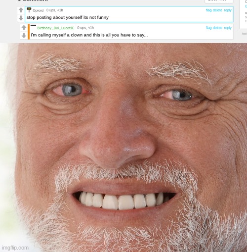 I never asked if it was funny or not bruh | image tagged in hide the pain harold | made w/ Imgflip meme maker