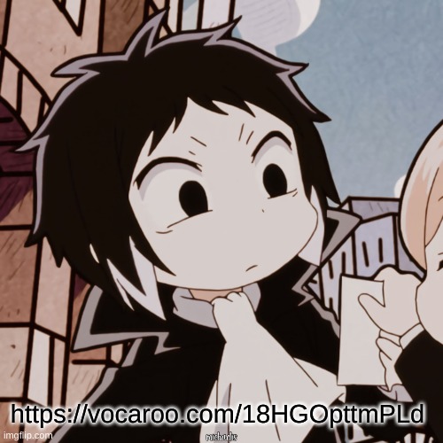 Chibi Akutagawa | https://vocaroo.com/18HGOpttmPLd | image tagged in chibi akutagawa | made w/ Imgflip meme maker