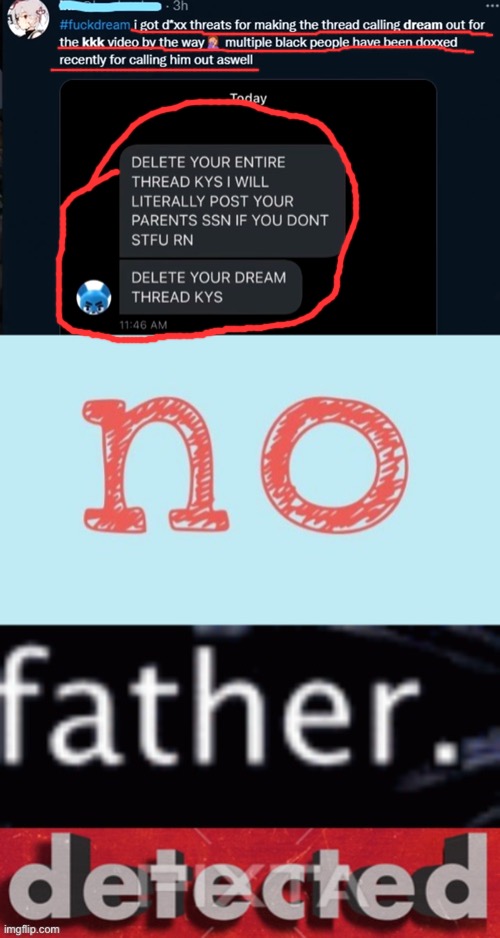 No father figure??? | image tagged in no father detected | made w/ Imgflip meme maker