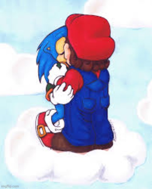 Mario x Sonic | image tagged in mario x sonic | made w/ Imgflip meme maker