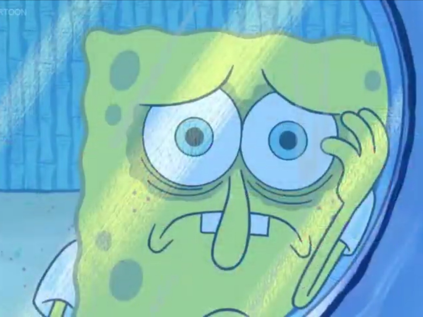 Depressed Spongebob Blank Template Imgflip 