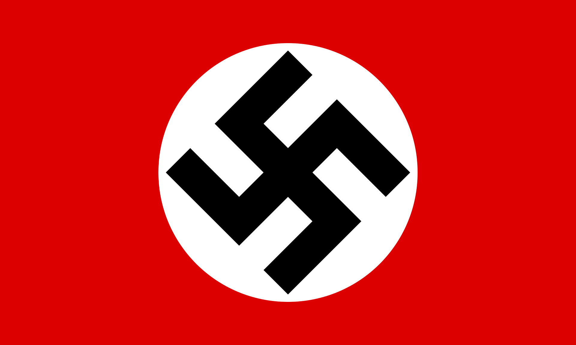 High Quality Flag of Nazi Germany Blank Meme Template