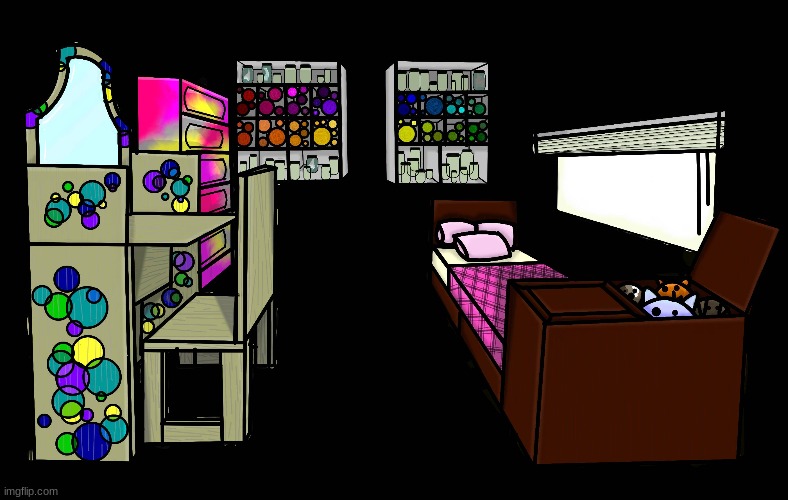 I made some progress on the Jack of Hearts(Nora's) Room! | made w/ Imgflip meme maker
