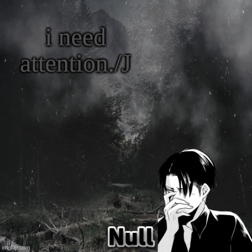 eMo gIrL | i need attention./J | image tagged in emo girl | made w/ Imgflip meme maker