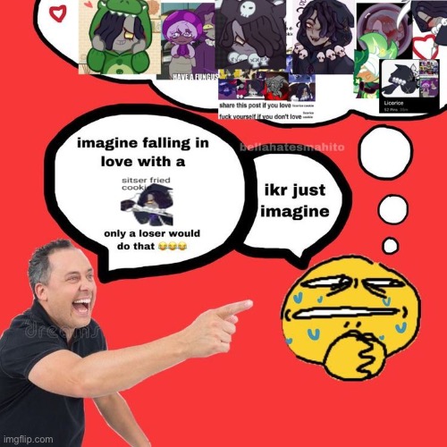 i’m starting to love him more than pv- | made w/ Imgflip meme maker