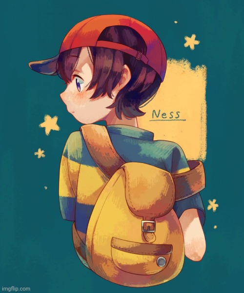 for a sec i thought he had a pikachu backpack | made w/ Imgflip meme maker