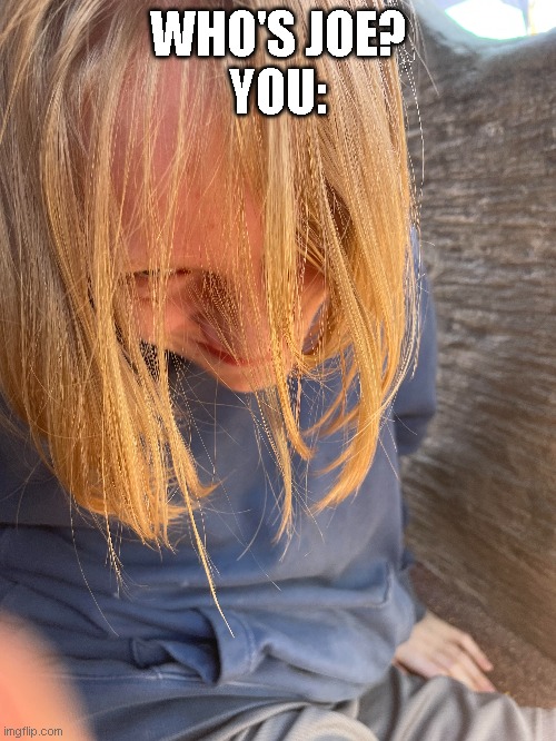 When you ask who joe is | WHO'S JOE?
YOU: | image tagged in funny | made w/ Imgflip meme maker