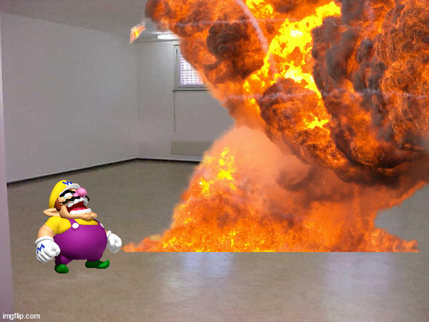 Wario's computer explodes.mp3 | image tagged in wario dies | made w/ Imgflip meme maker