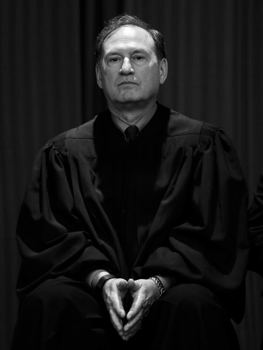 High Quality Samuel Alito, enemy of women and of civil rights Blank Meme Template